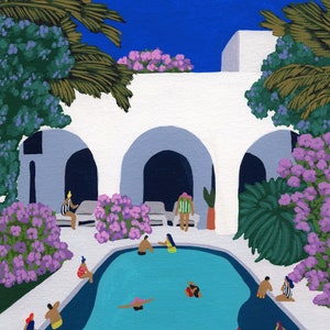 Art print Patio swim image 1