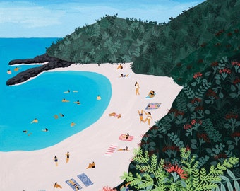 Coromandel coast - Art print