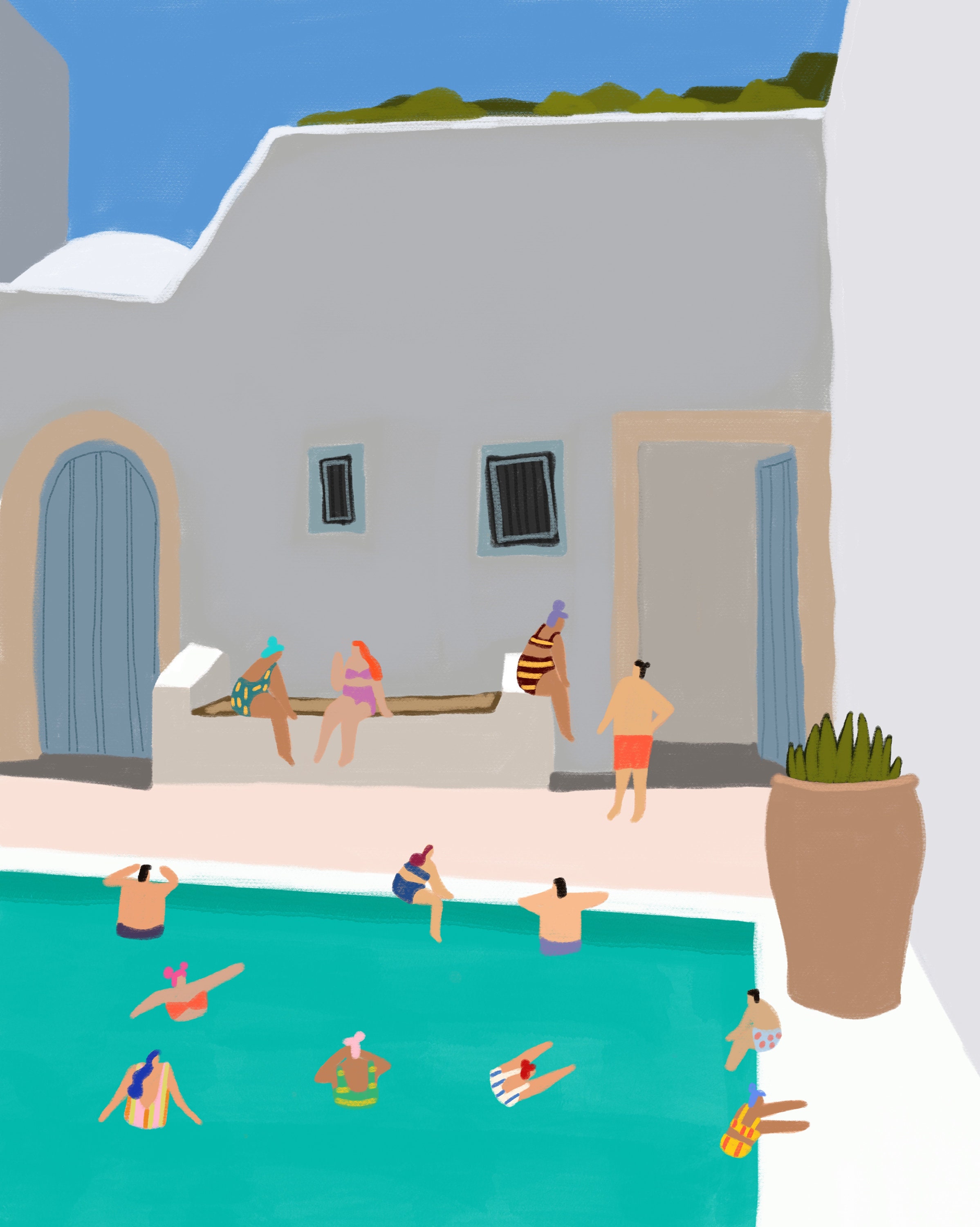 Хокни большой всплеск картина