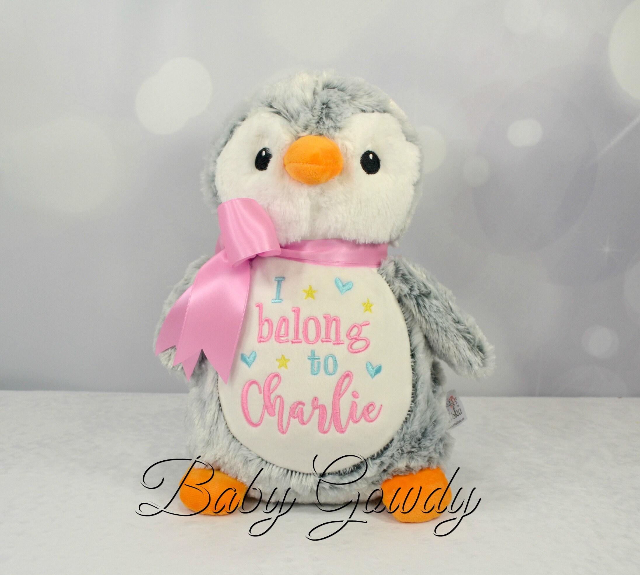 personalized stuffed penguin