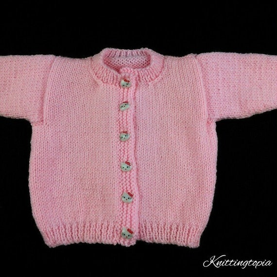 baby girl hand knitted cardigans