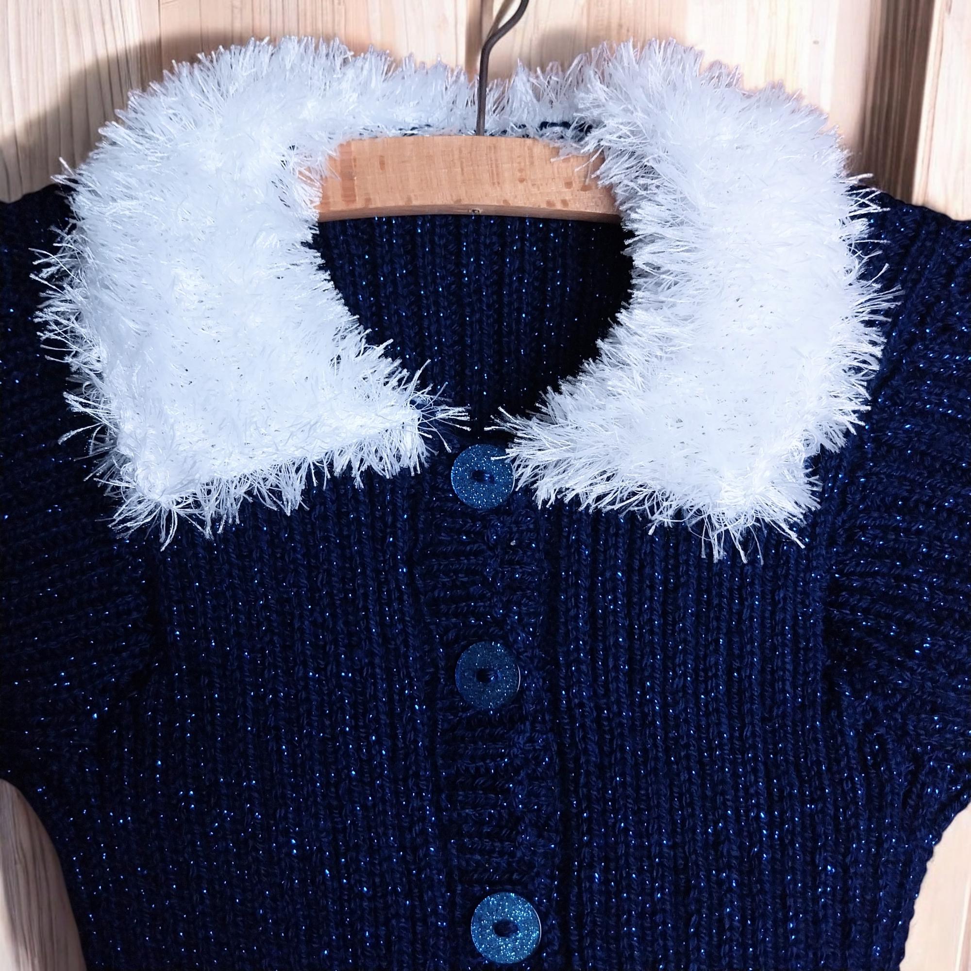 カーディガン Shimmer Knit Peplum Cardigan 6月上旬発送】Shimmer Knit Peplum Cardigan