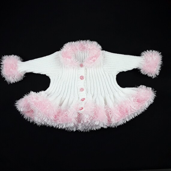 girls fluffy cardigan