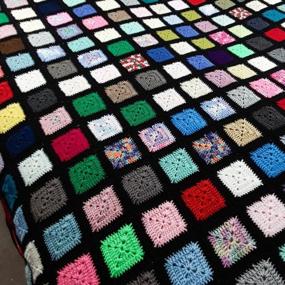 King size granny square blanket sale