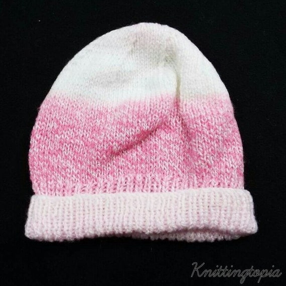 pink wooly hat