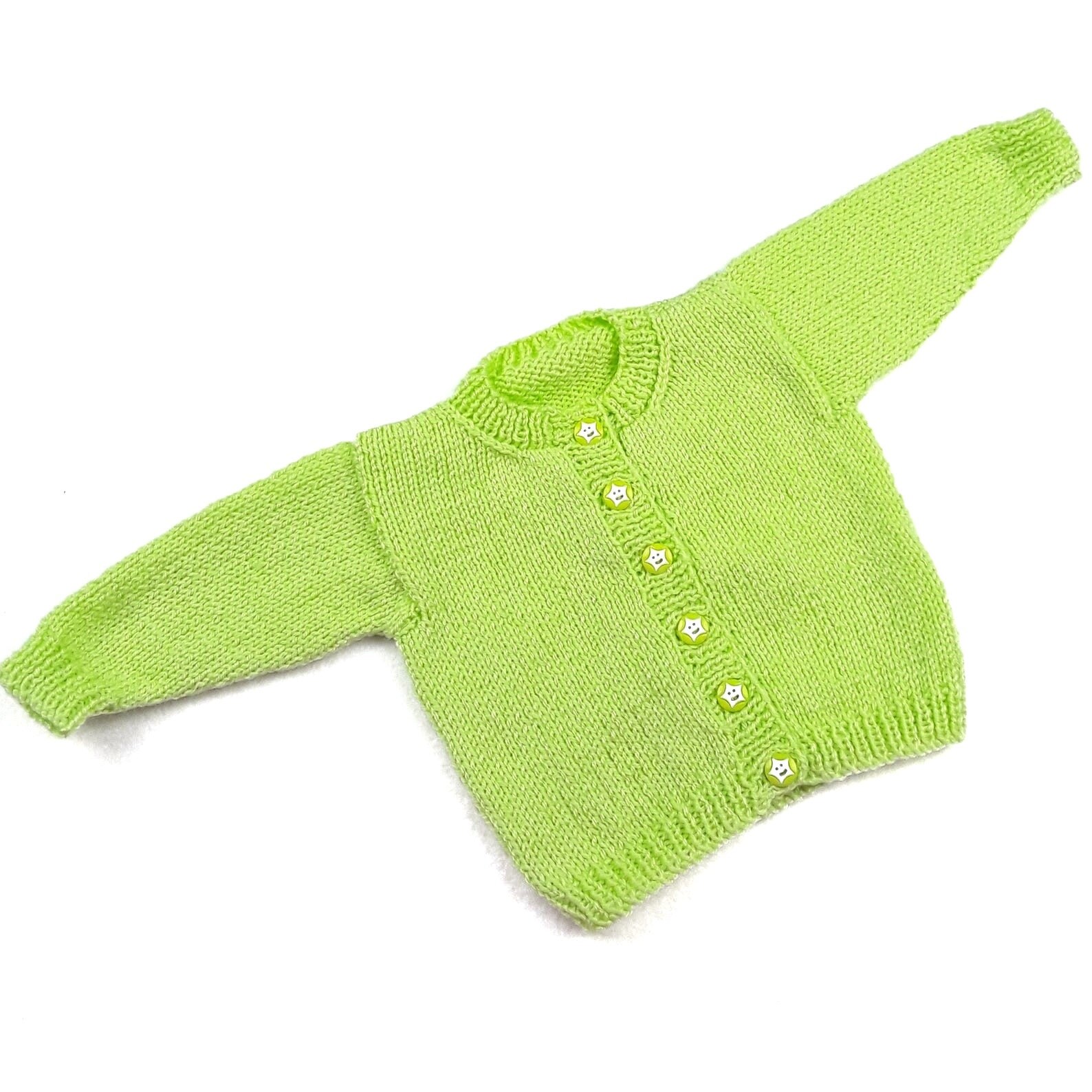 baby girl green cardigan