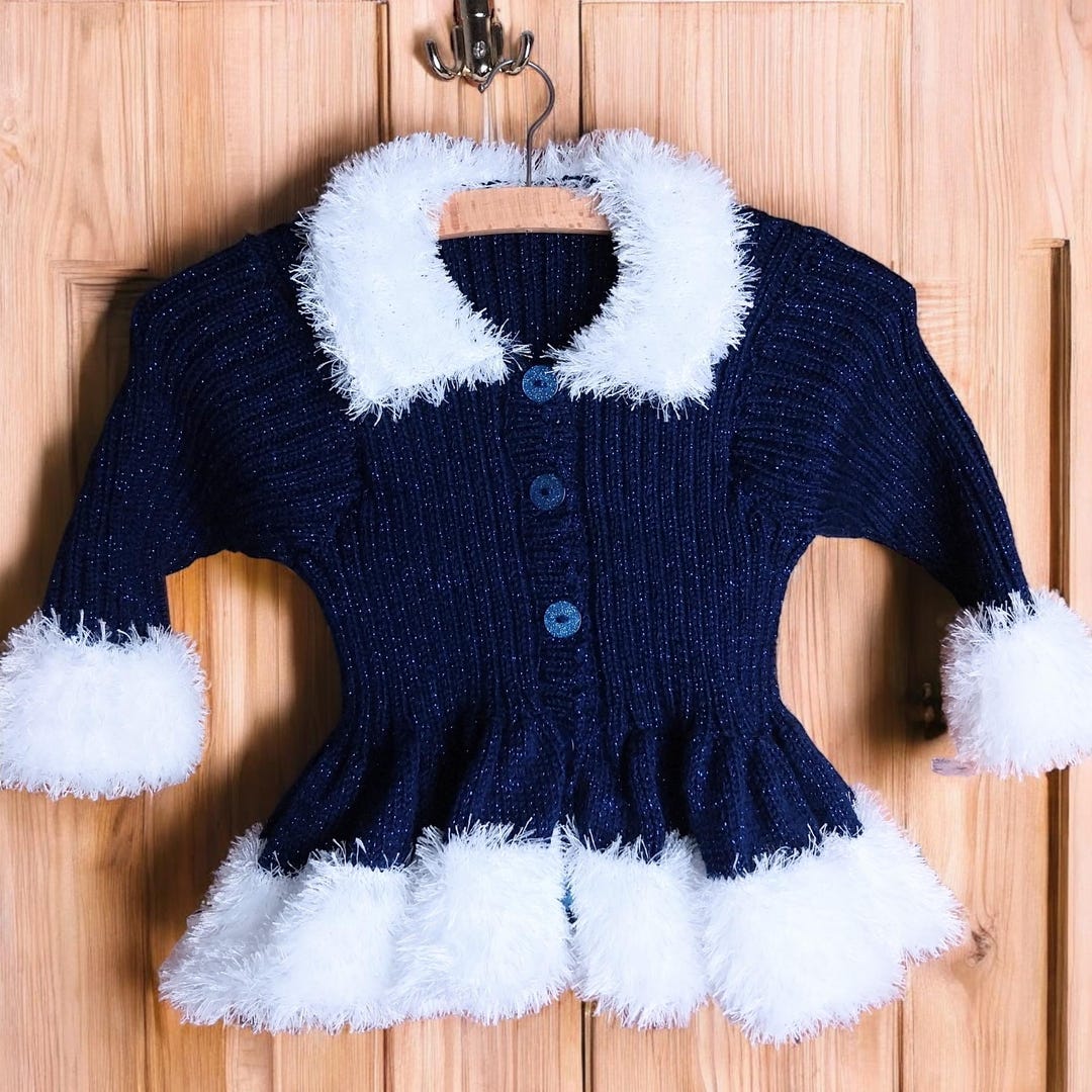 Light Blue Pumpkin Girls Cardigan