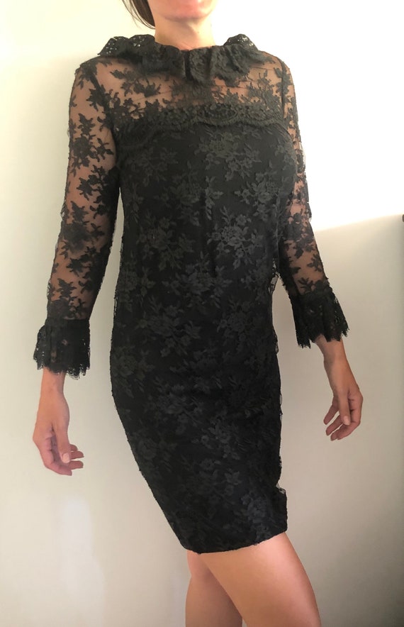 60’s lace cocktail dress