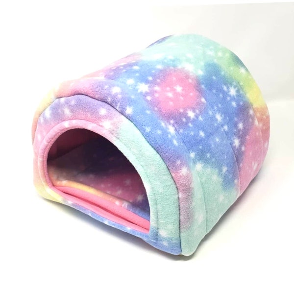 Hidey Hut Bedding Item for Guinea Pigs, Ferrets, Rats, Chinchillas, Sugar Gliders, Hedgehogs, Washable Absorbent Fleece Bedding Great Gift