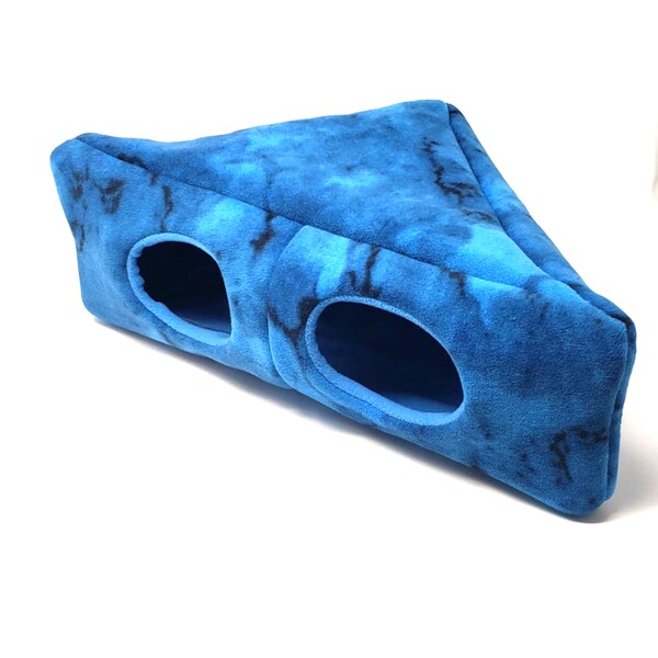 Corner Hut Bedding Item for Guinea Pigs, Ferrets, Rats, Chinchillas, Sugar Gliders, Hedgehogs, Washable Absorbent Fleece Bedding Great Gift