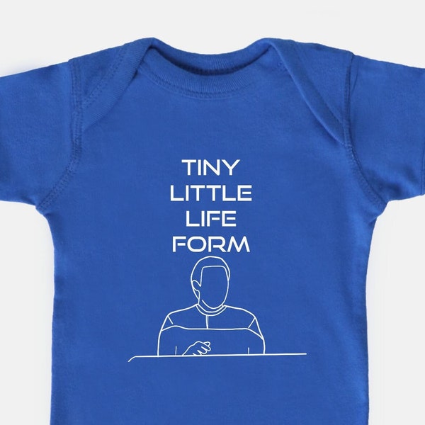 Star Trek Inspired Baby Onesie / Trekkie Body Suit / Star Trek TNG Fan / Geek Baby Shirt / Geek Baby Shower Gift