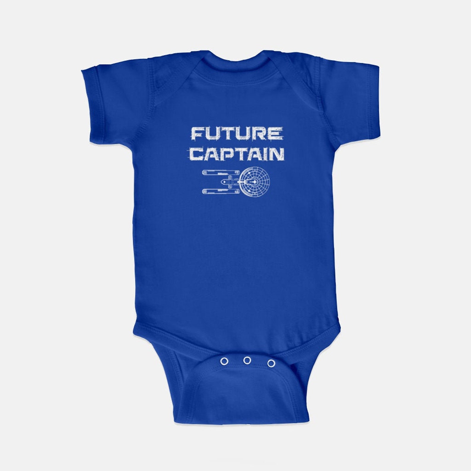 Star Trek Baby Future Captain Onesie / Starfleet Command Baby | Etsy