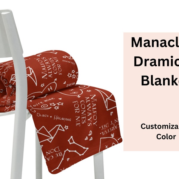 Manacled-Inspired Blanket - Unique Gift for Dramione & Harry Potter Fans