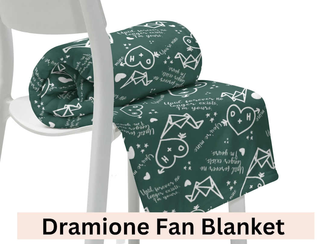 Customizable Dramione Blanket Harry Potter Fan Gift Fanfic Etsy