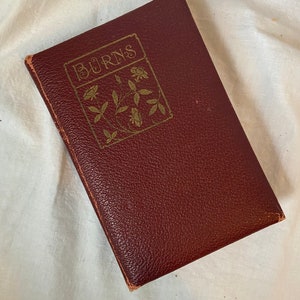 The Poetical Works of Robert Burns Antique Book