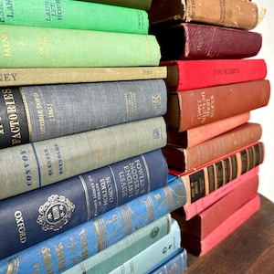 Vintage Bücher am 1/2 Fuß