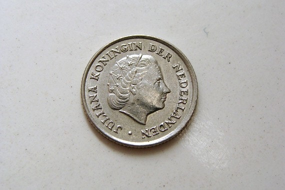 1959 Juliana Koningin Der Nederlanden 10 Cent Coin Etsy