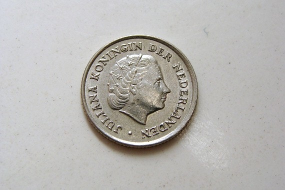 1959 Juliana Koningin Der Nederlanden 10 Cent Coin - Etsy 日本