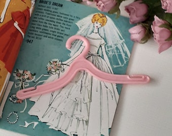 1960s / One (1) Barbie Doll Clothes Hanger / Pink / Play Time Doll Hangers - Sold Individually