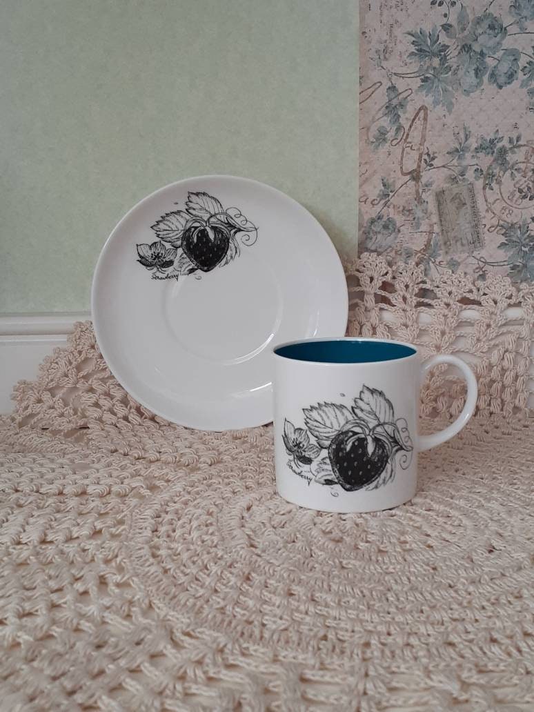 Susie Cooper スープチューリン Susie Cooper Hyde Park 1950s Elegant Bone China Coffee Set - Etsy