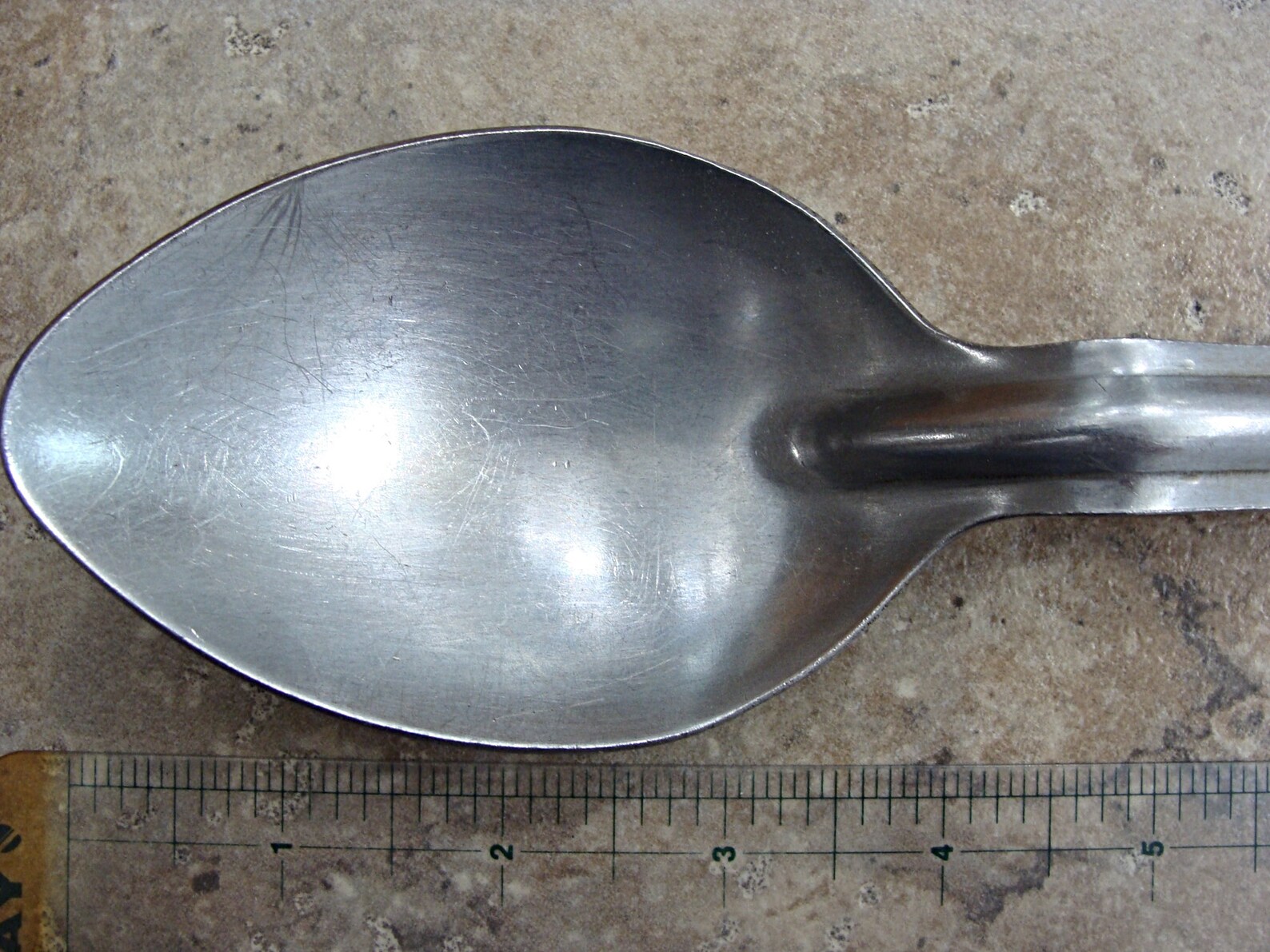 Vintage / LARGE / Stainless Steel Spoon / Hole For Hanging Etsy Nederland