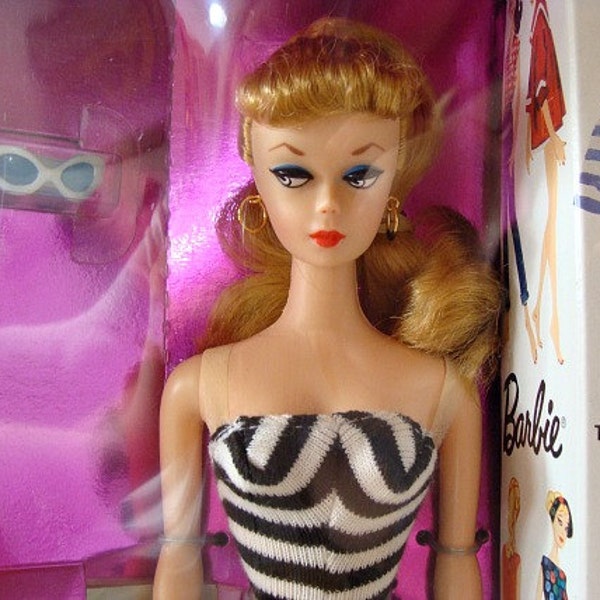 1993 / 35th Anniversary / Barbie Reproduction Of Original 1959 /  Blond Barbie / Unopened Box / Sealed / Collectible / Doll