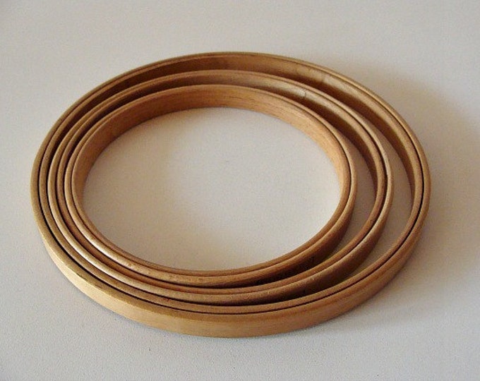 3 Vintage Duchess Embroidery Hoops Felt Lined USA Etsy