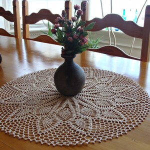 21 Doily / Double Pineapple / Table Top Centerpiece / Natural Color ...