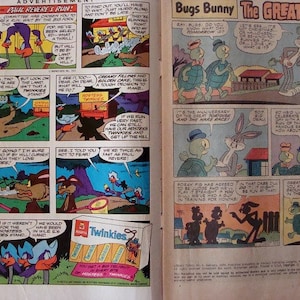 1976 Gold Key Looney Tunes Comic Book & Twinkies Ad image 3