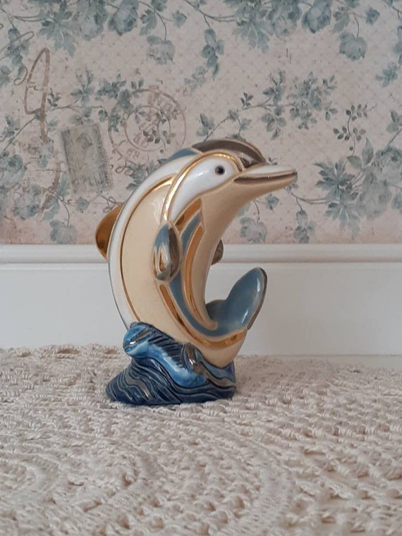Vintage / Dolphin / Derosa Rinconada / Hand Crafted / Ceramic - Etsy