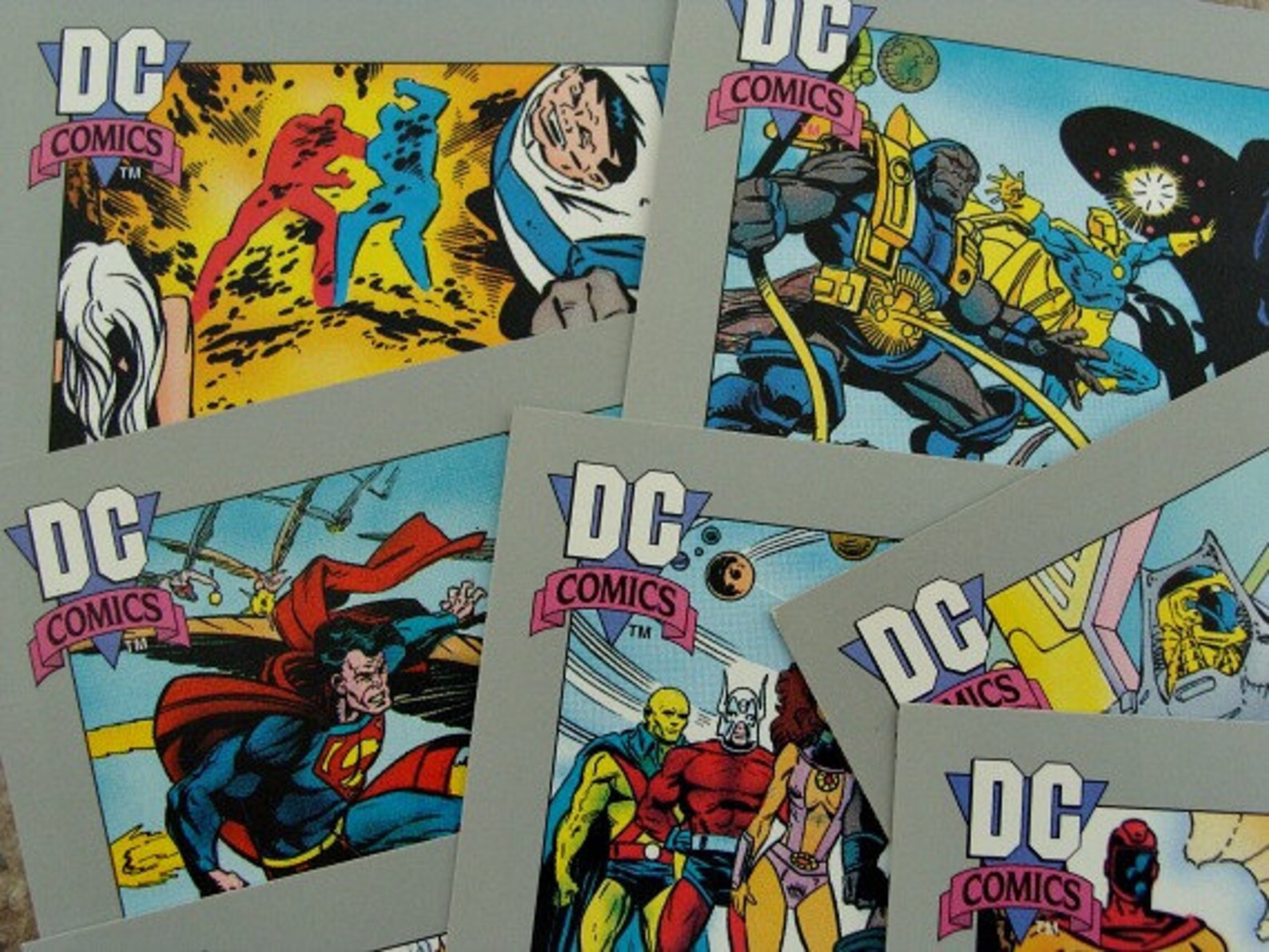 8 DC Comics Trading Cards 1992 Series 1 GREAT BATTLES 157 Etsy