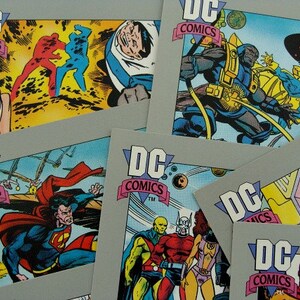 8 DC Comics Trading Cards 1992 Series 1 GREAT BATTLES #157, #158, #159, #160, #162, #164, #165 & #167