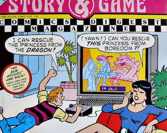 1990 Archie Digest Library Archies STORY & GAME No 14