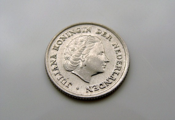 1959 Juliana Koningin Der Nederlanden 10 Cent Coin - Etsy 日本