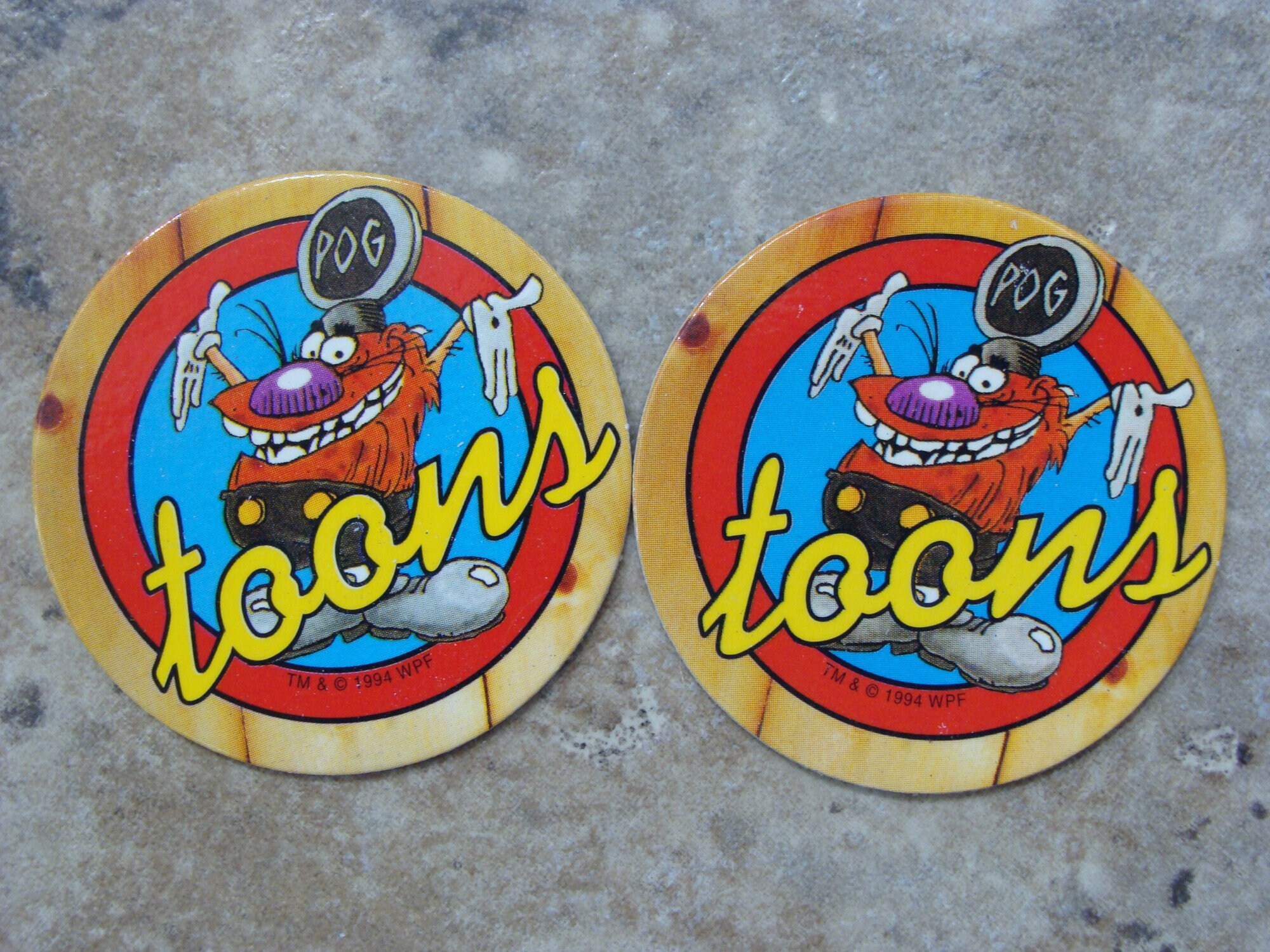 1994 / Two (2) Pogman Toons # 69 & Two (2) Toons #68 / World Pog ...
