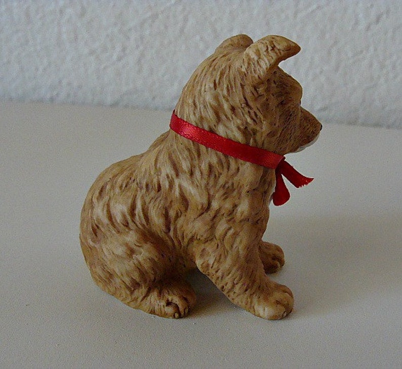 Vintage Homco Figurine Puppy Dog 8828 Etsy