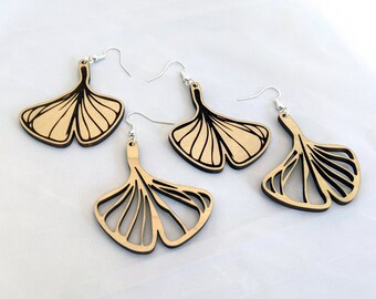 Ginkgo Leaf Earrings