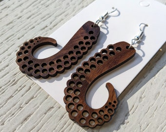 Octopus Tentacle Earrings