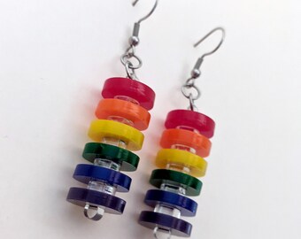 Rainbow Pillar Earrings