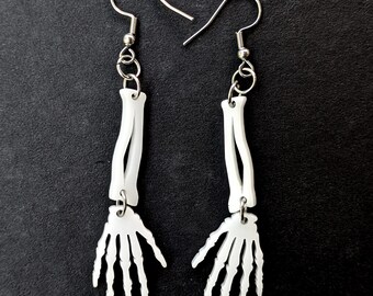Skeleton Arm Dangle Earrings