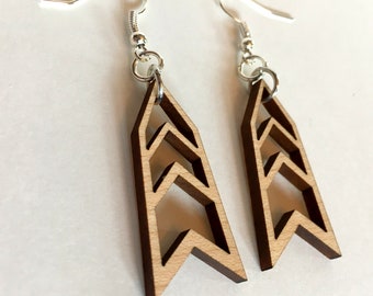 Chevron Tower Earrings