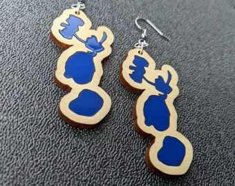 Minneapolis Chain of Lakes Dangle Earrings