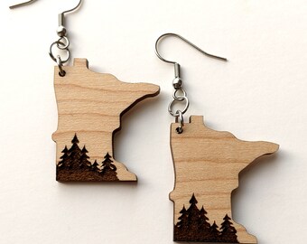 MN Forest Dangle Earrings