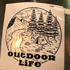 Outdoor Life sticker