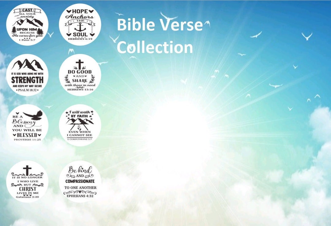 Bible Verse Collection Bible Verse Vinyl Stickers. Great Etsy