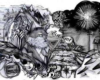 すみません - シングルプリント - 額入りプリント