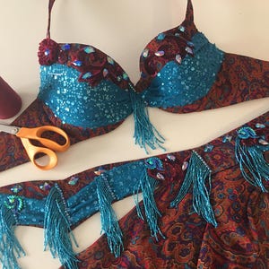 Finished-to-Order Belly Dance Costume