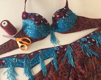 Finished-to-Order Belly Dance Costume