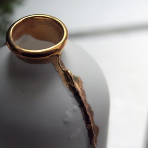 Weiß und gold-Flasche. Englisch fine Bone China mittlere Flasche mit echtem Gold - Knospe vase