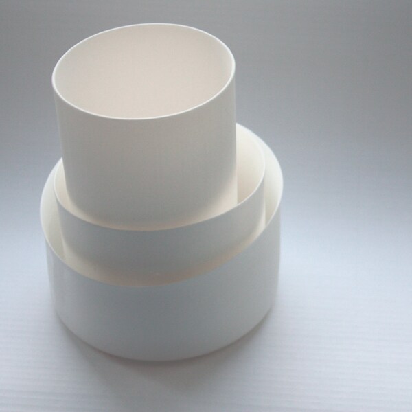 Bateaux de nidification. Trio blanc fine porcelaine grès des navires